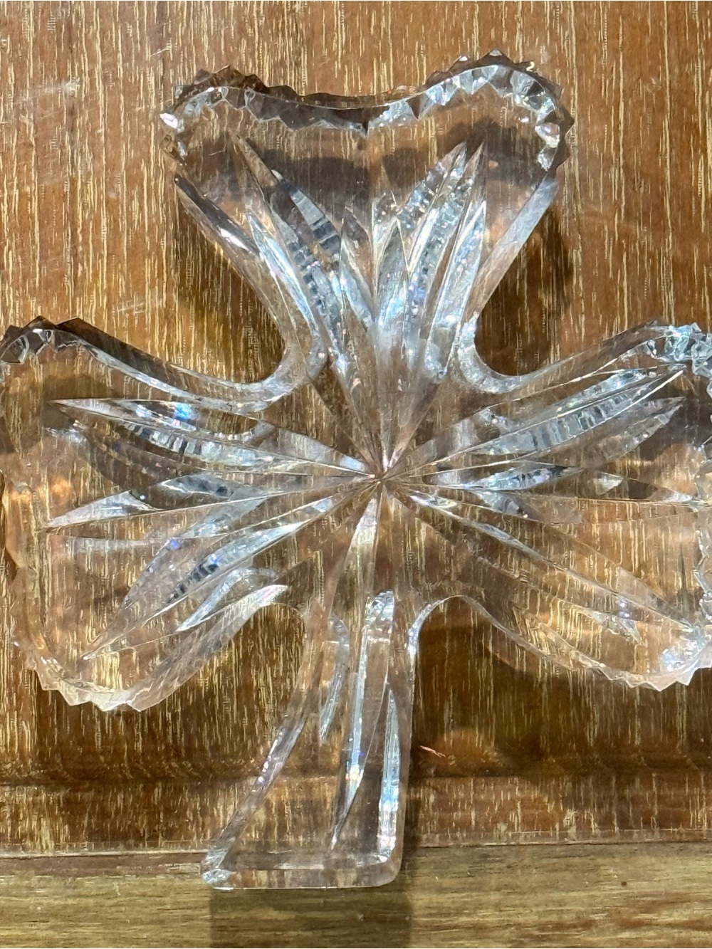 Waterford Crystal Clear Clover